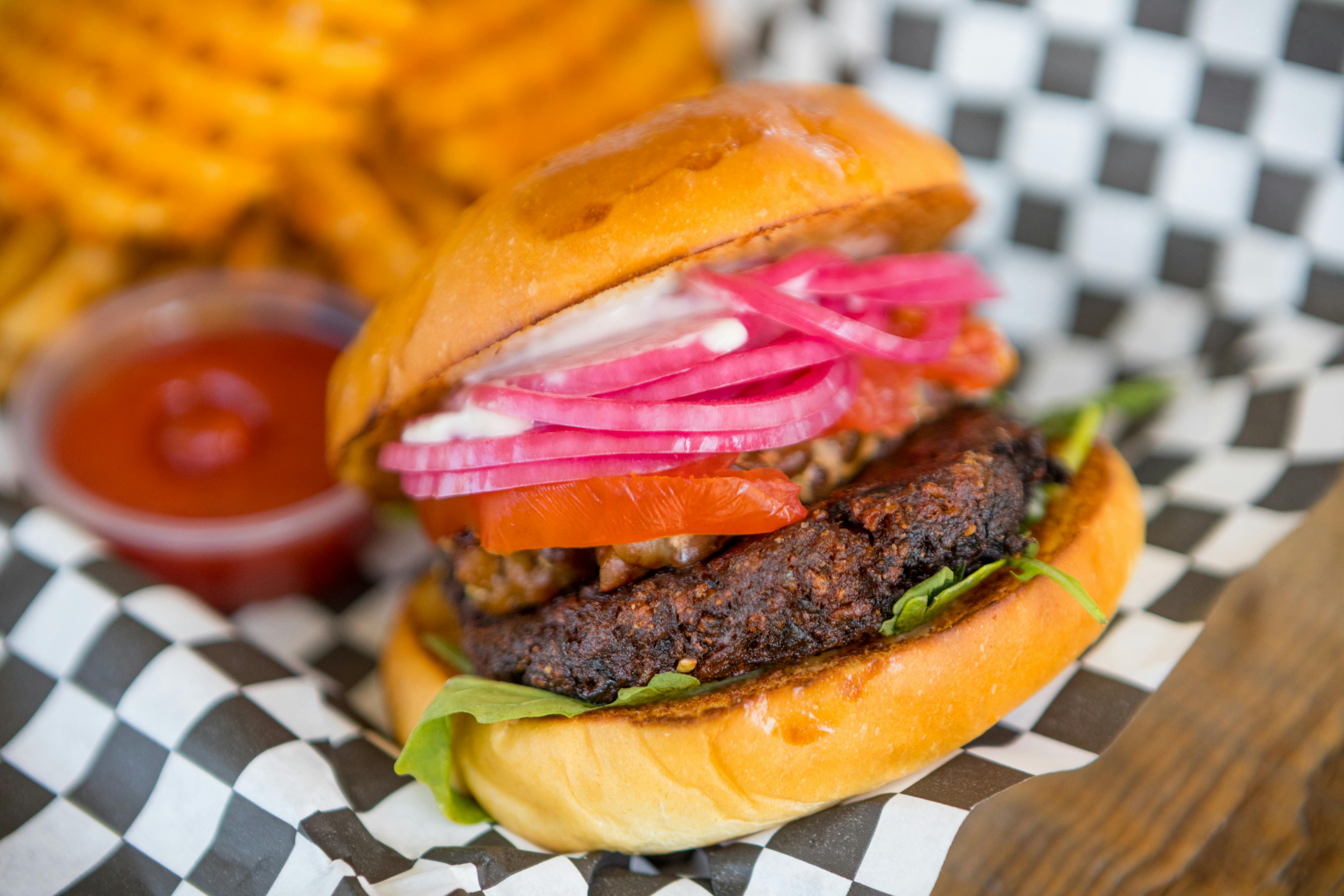 The 25 Best Burgers In LA Los Angeles The Infatuation   JakobLayman.Spoke.VeggieBurger 31 