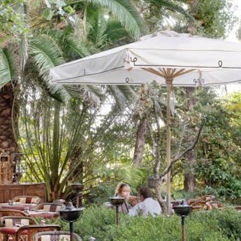 Chateau Marmont Restaurant Patio West Hollywood Los Angeles