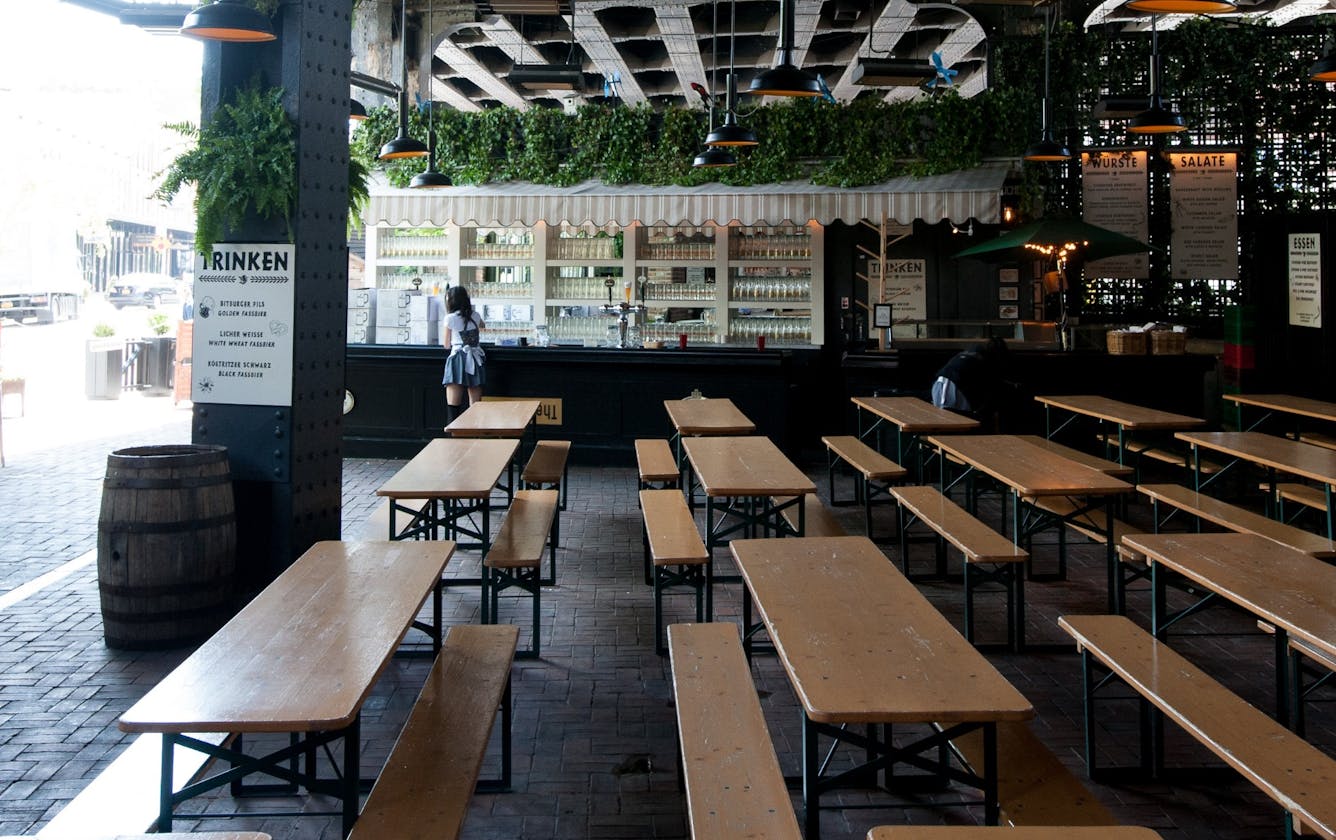 The Biergarten at The Standard New York The Infatuation