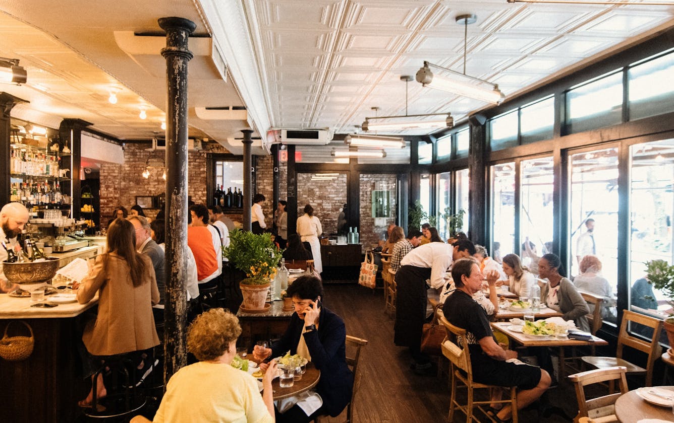 Via Carota is a walk-in-only Italian restaurant in the West Village