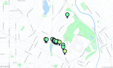 Echo Park Los Angeles Map