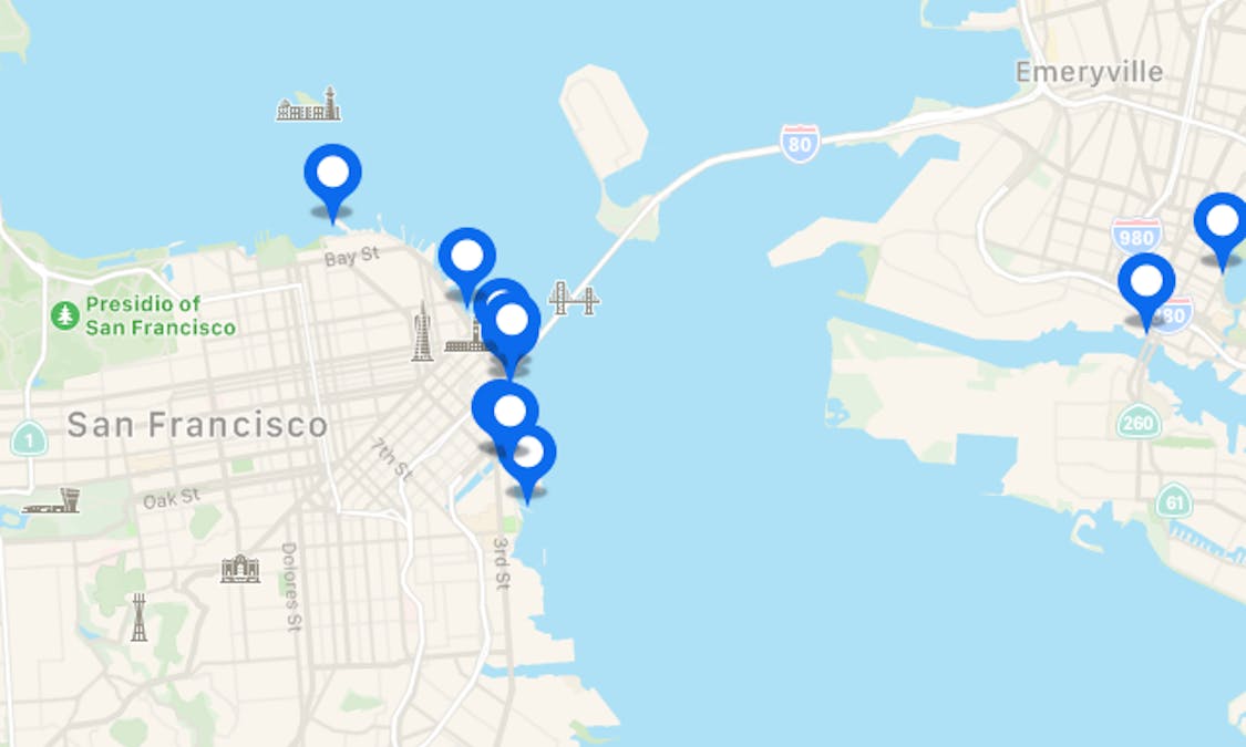 SF (& East Bay) Waterfront Restaurants With Outdoor Seating San